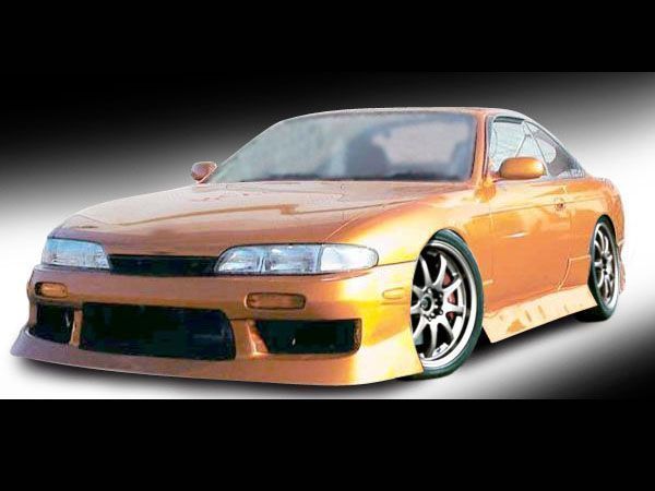 シルビア S14 フロントバンパー 前期 エアロ FRP 未塗装 社外品 SILVIA 日産 ニッサン NISSAN