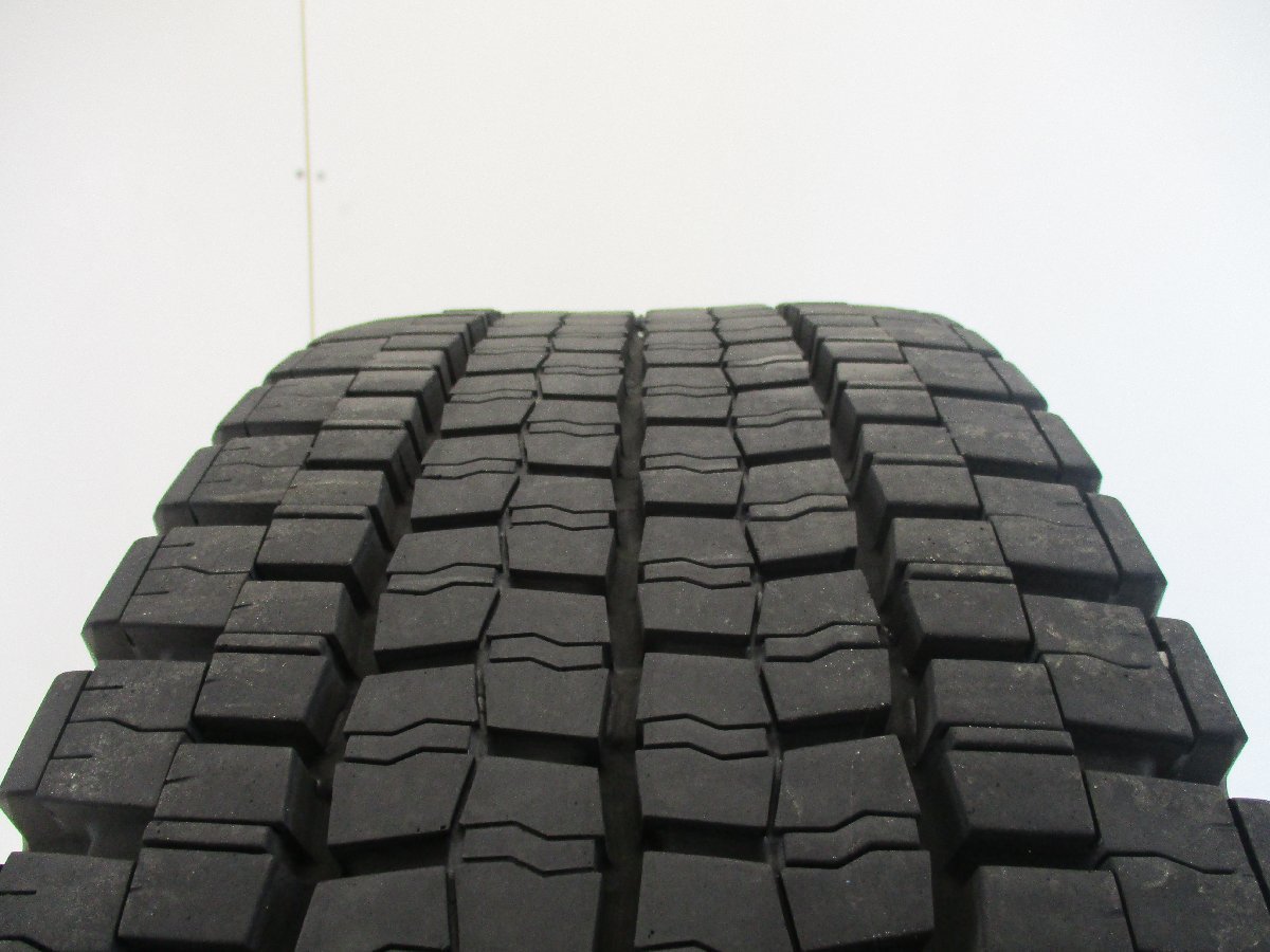 ■中古タイヤ■ 245/80R17.5 133/131J DUNLOP DECTES SP001 トラック等 6本セット 冬タイヤ スタッドレス 激安 送料無料 U579の画像2