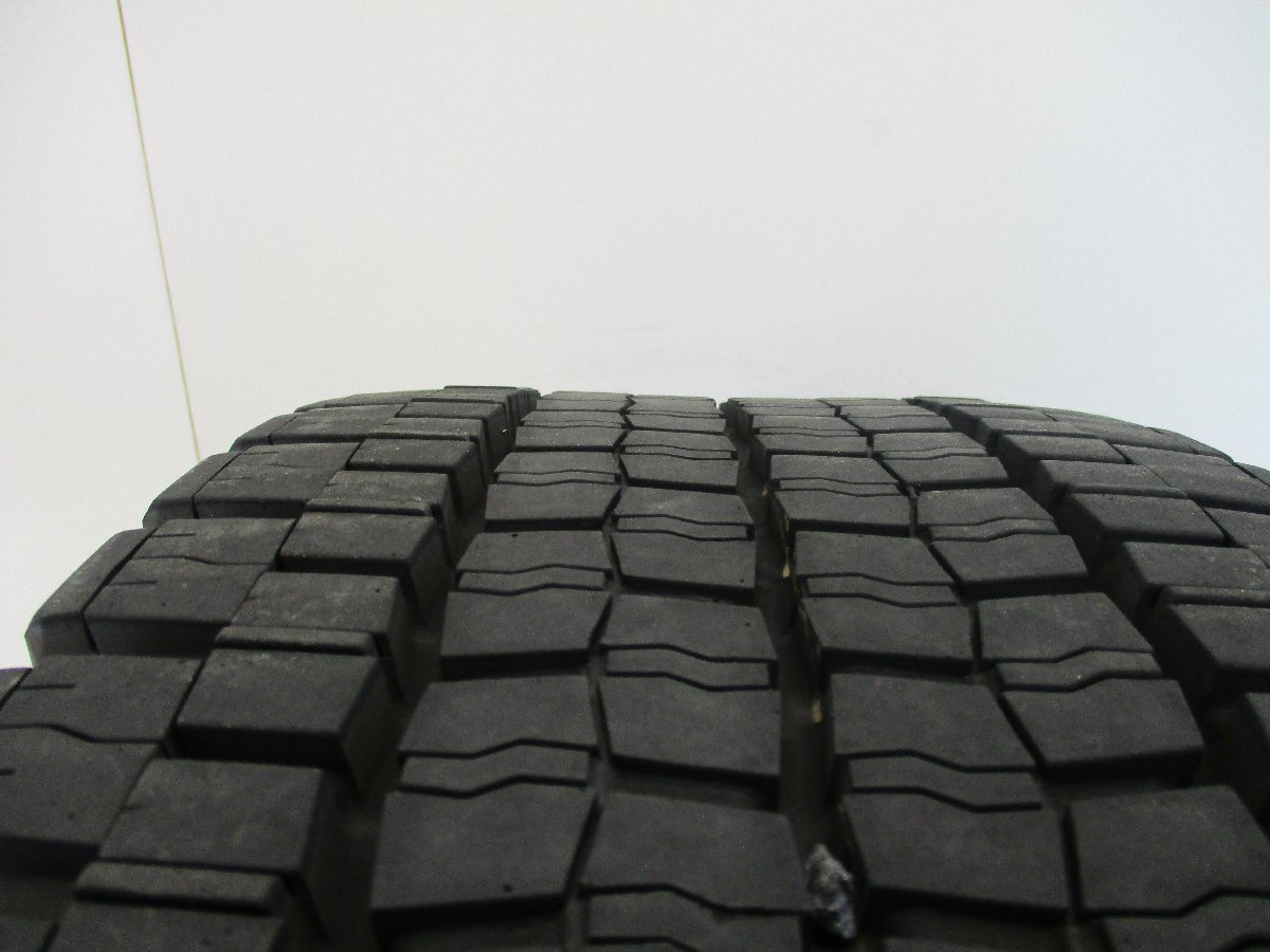 ■中古タイヤ■　245/80R17.5 133/131J DUNLOP DECTES SP001 トラック等 6本セット 冬タイヤ スタッドレス 激安　送料無料　U579_片減り