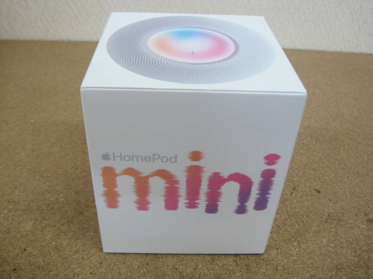 アップル ホームポッド ミニ Apple Home Pod Mini 白 ホワイト 箱付属 602-04028-Aの画像9