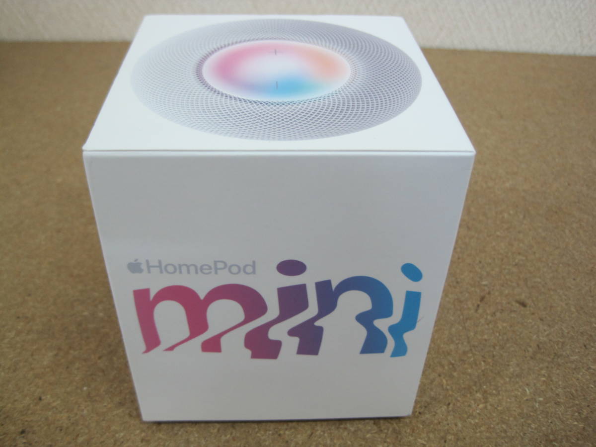 アップル ホームポッド ミニ Apple Home Pod Mini 白 ホワイト 箱付属 602-04028-Aの画像10