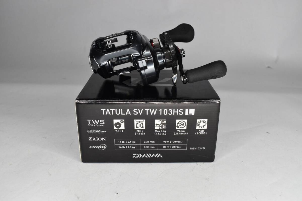 Daiwa Tatula SV TW 103HSL Left Hand Casting Reel 7.3:1 海外 即決 - スキル、知識