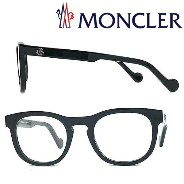 MONCLER モンクレール ブラック メガネフレーム ブランド 眼鏡 ML-5040-001_画像1