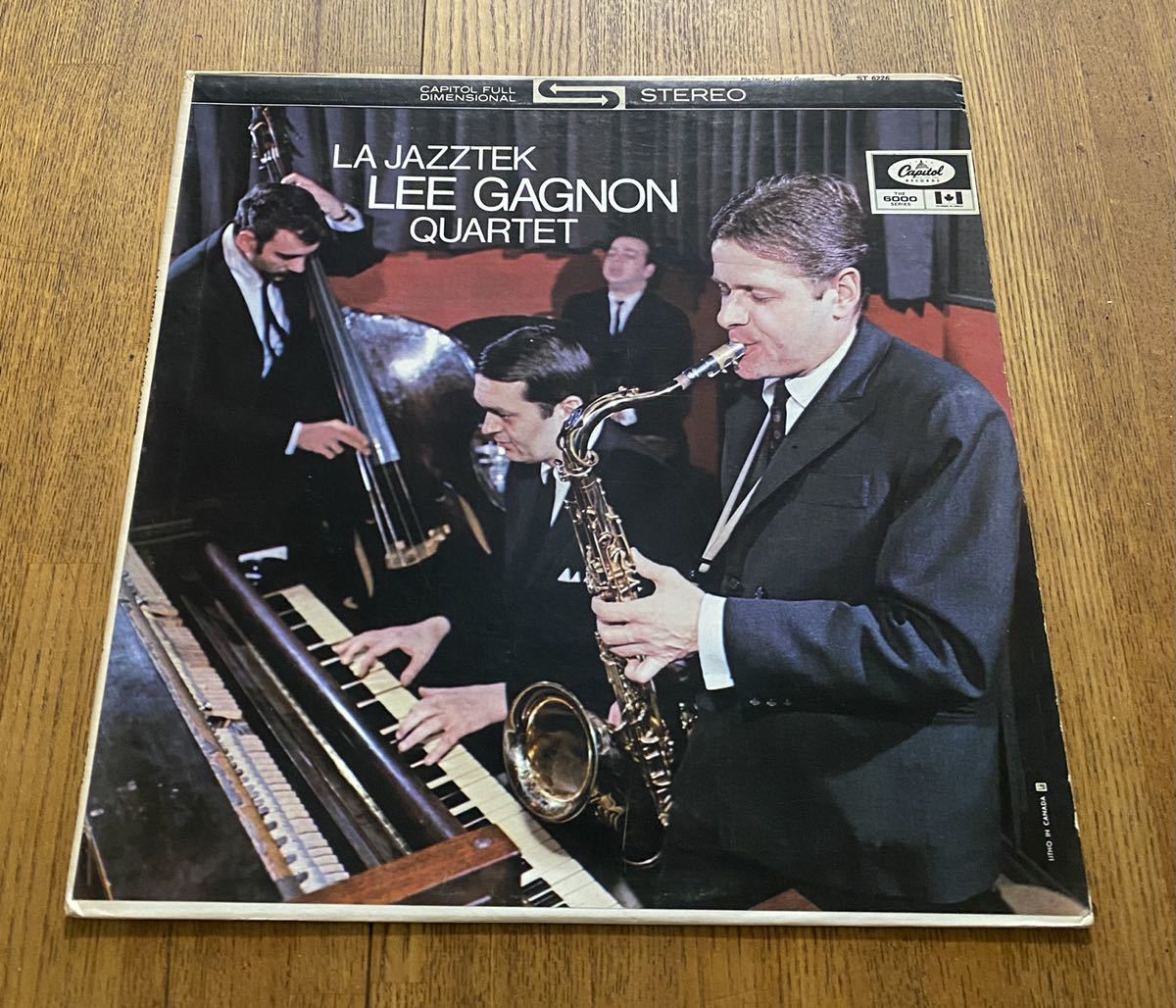 カナダのサックス奏者の初リーダー作 ワンホーン傑作/'67 加Capitol原盤/ Lee Gagnon Quartet [La Jazztek]/Cool Jazz/Modal/オルガンバー_画像2