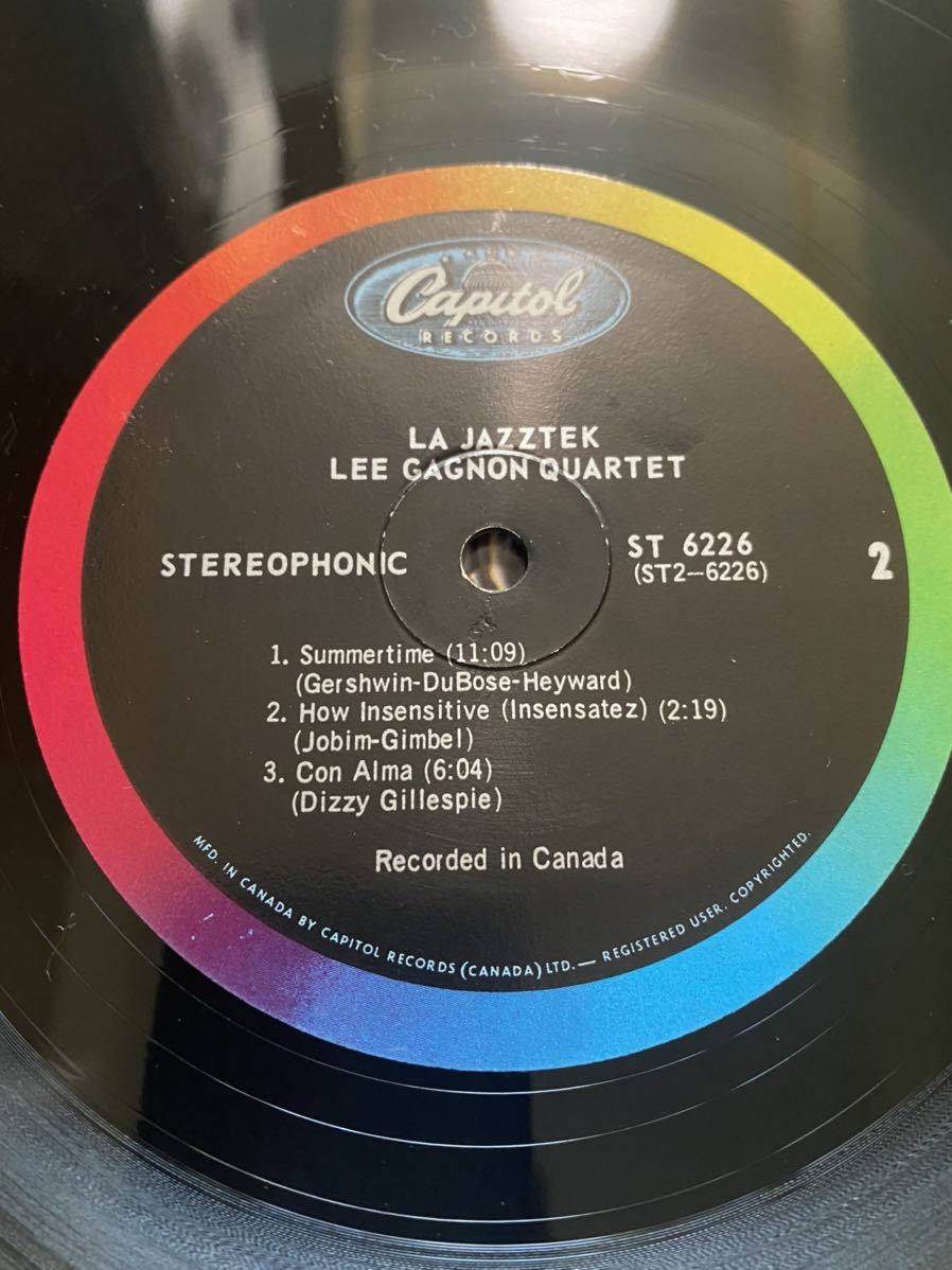 カナダのサックス奏者の初リーダー作 ワンホーン傑作/'67 加Capitol原盤/ Lee Gagnon Quartet [La Jazztek]/Cool Jazz/Modal/オルガンバー_画像9