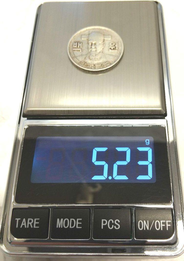 大韓民国100ウォン硬貨　1979年　直径23.8mm　　　100 韓国銀行 外国コイン 硬貨 古銭 古美術 骨董 貨幣_画像7