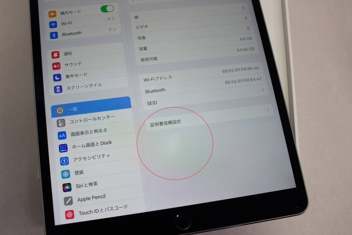 Apple/iPad Pro 10.5インチ MQDT2J/A　64GBWi-Fiモデル_画像5
