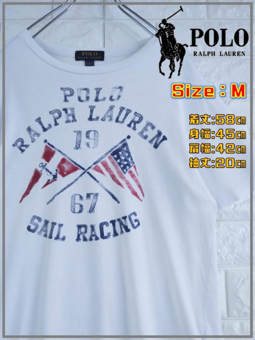 POLO RALPH LAUREN ポロラルフローレン デカロゴ Tシャツ 2705_画像1