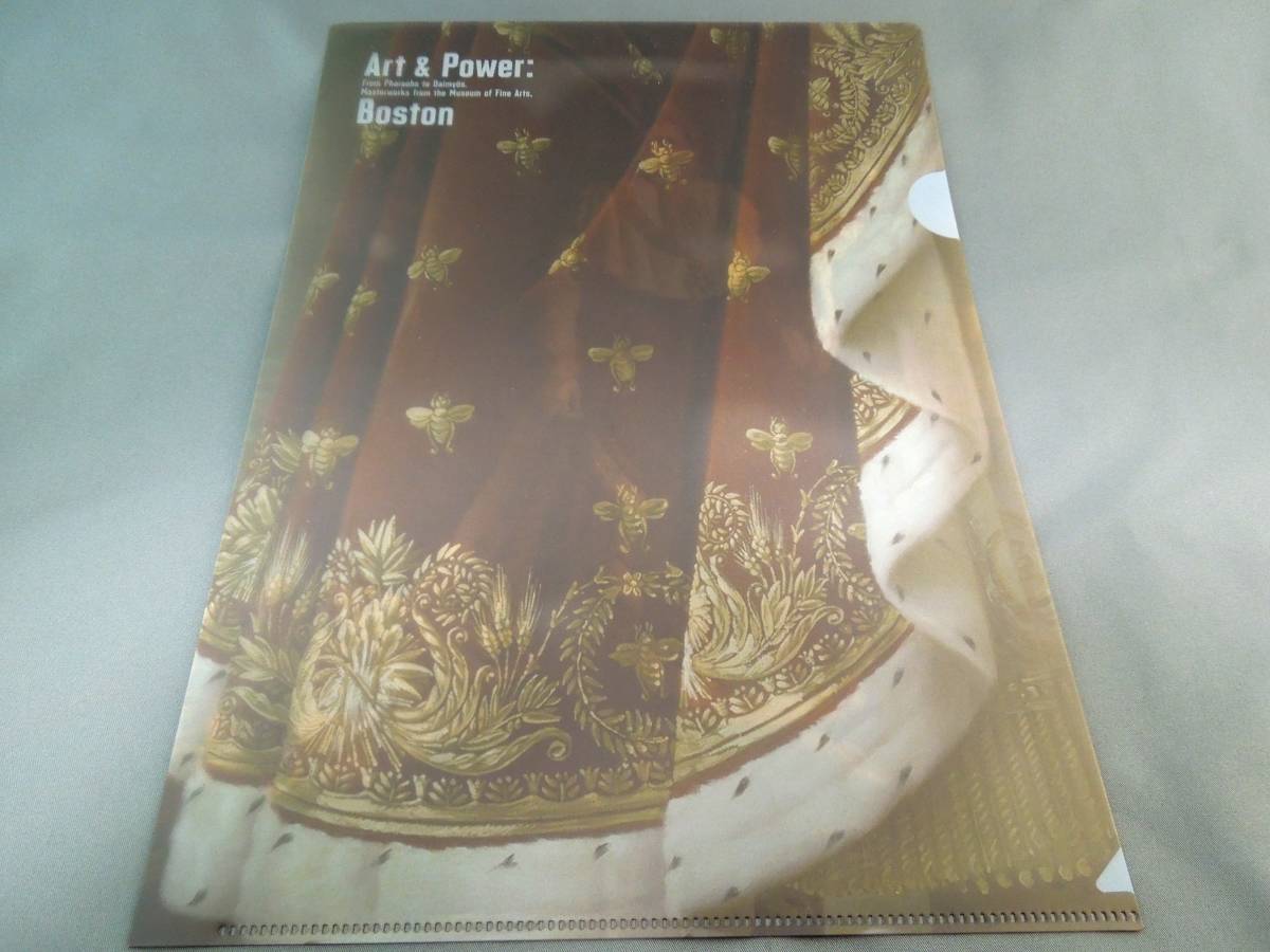 美術館グッズ　A4版クリアファイル　戴冠式の正装をしたナポレオン１世の肖像〈部分〉（ロベール・ルフェーブルと工房）_画像2