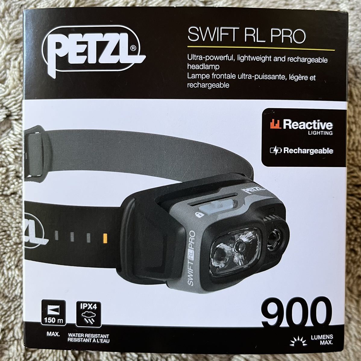 PETZL スイフトRLプロ LEDヘッドライト 充電式 - キャンプ、アウトドア用品