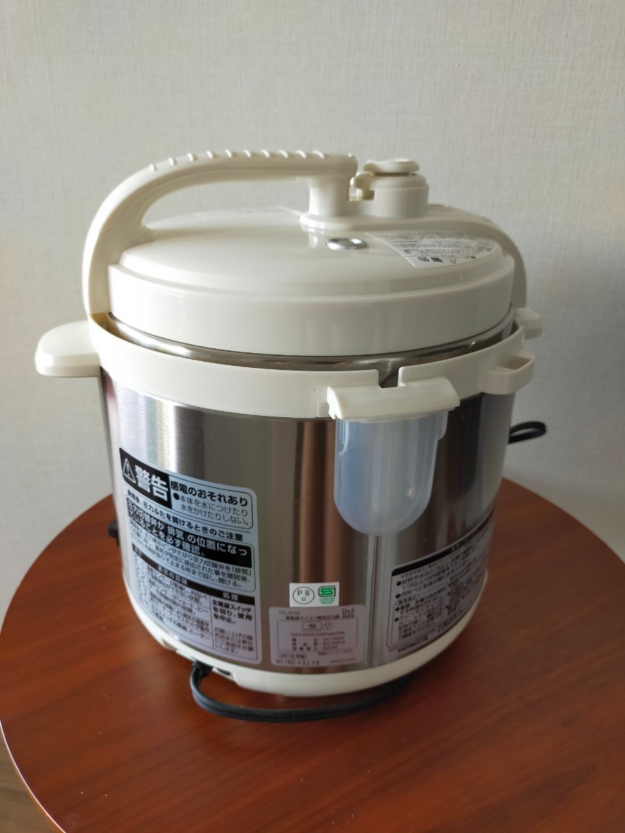 美品【D&S】電気圧力鍋　容量4L　STL-EC50 マイコン電気圧力鍋