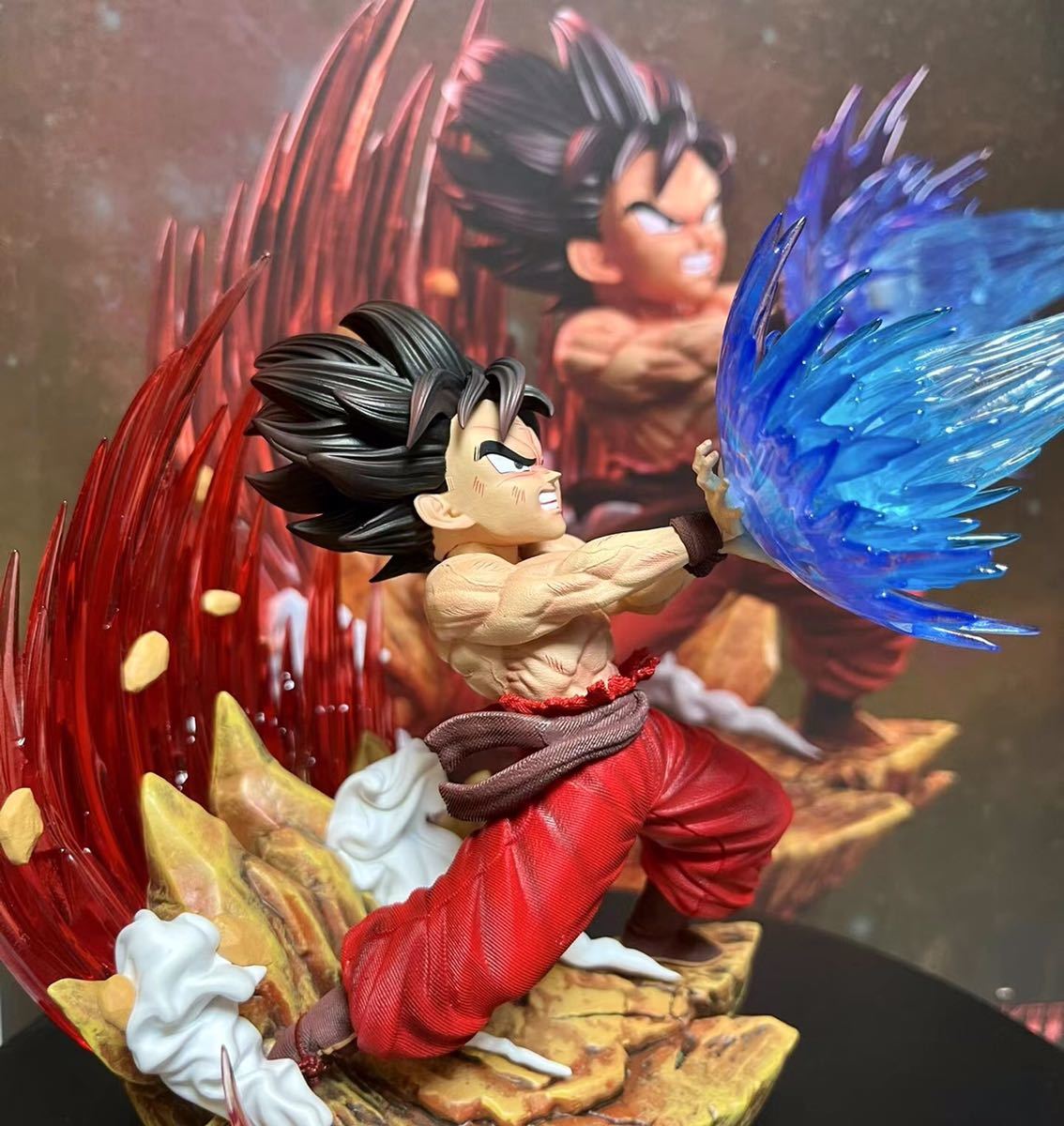 人気悟空VSベジータフィギュア塗装済みガレージキット完成品樹脂