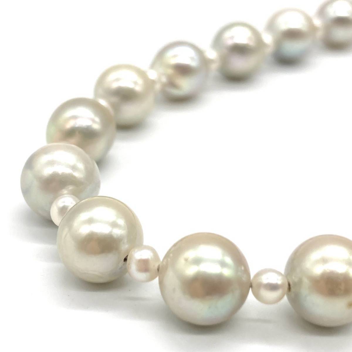 アコヤパールネックレス 重量29g 約0.5〜10mm あこや パール 真珠 pearl Pearl necklace accessory