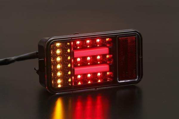 ограничение DA63T Carry LED задний фонарь прозрачный / внутренний черный 