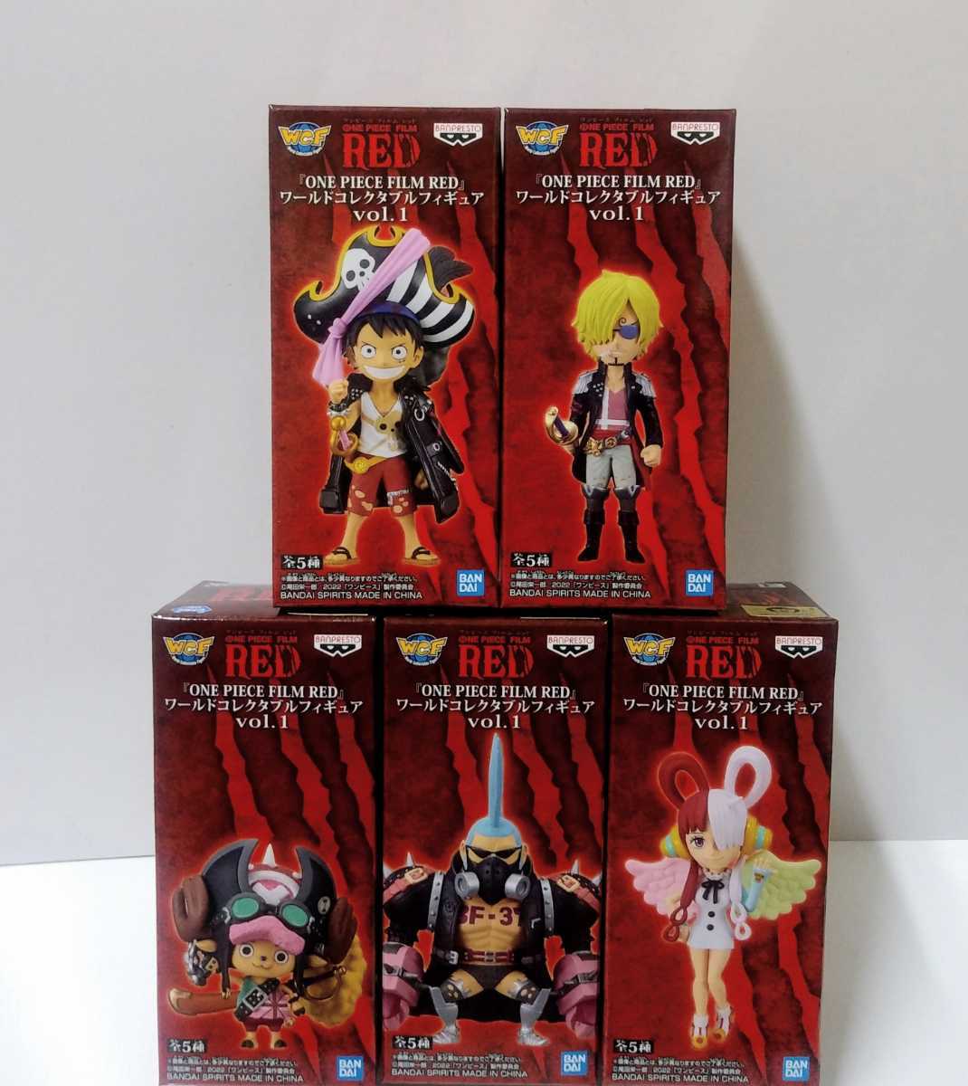 ワンピース 「ONE PIECE FILM RED」 ワールドコレクタブルフィギュア