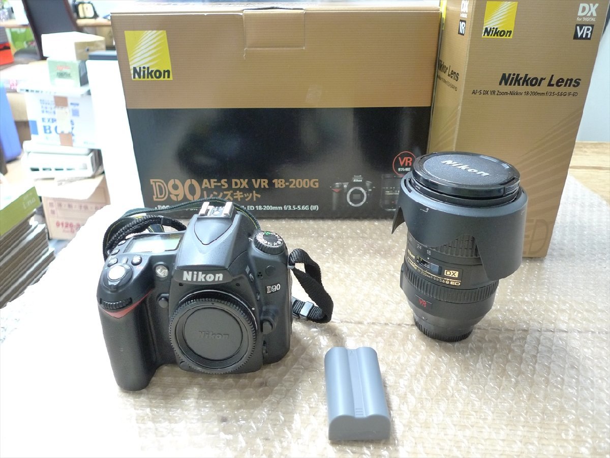 現状品 Nikon D90 ニコン デジタル一眼レフカメラ + ズームレンズ AF-S