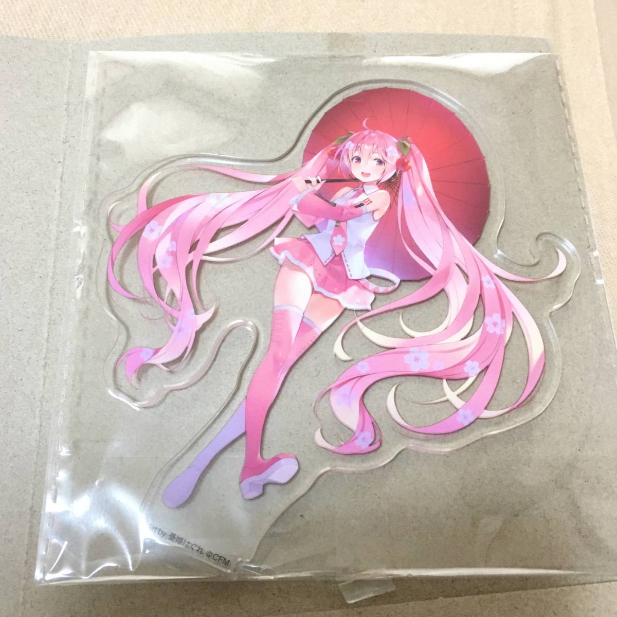 初音ミク 桜ミクくじ 2nd season D賞 描き下ろし クリアスタンド 初音ミク 桜ミクくじ 2nd season D賞 描き下ろし クリアスタンド