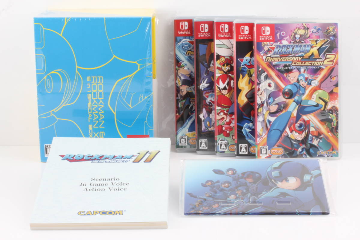 ROCKMAN & ROCKMAN X ロックマンロックマンX 5in1 SPECIAL BOX スペシャルボックス Switch スイッチ #MTG000044.2_画像1