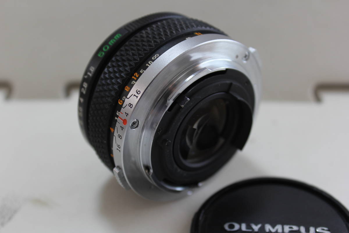 【コレクター放出品　くもりあり ジャンク】オリンパス　OLYMPUS F.ZUIKO AUTO-S 50mm 1:1.8_画像3