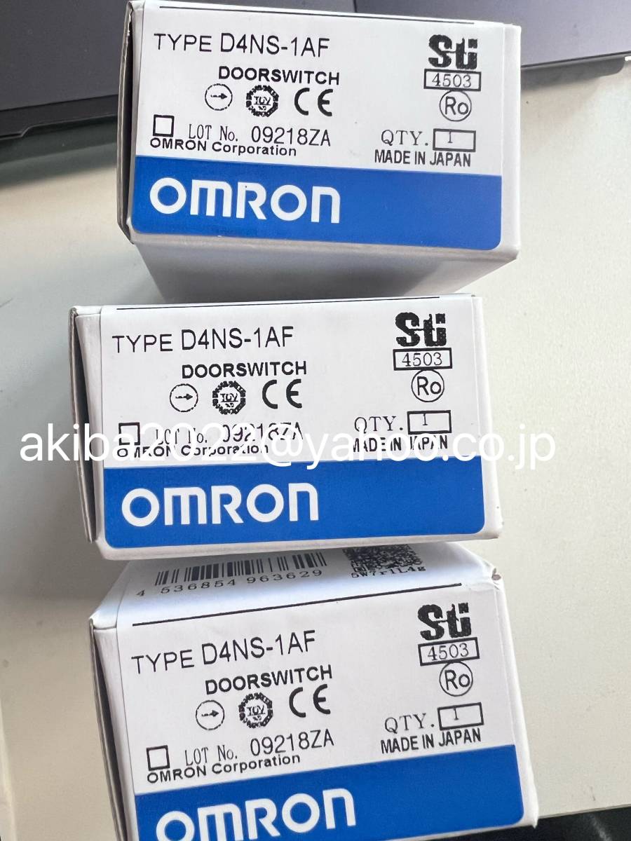 新品 OMRON/オムロン D4NS-1AF 小形セーフティ・ドアスイッチ/スライドキーユニット 10個セット 保証付き