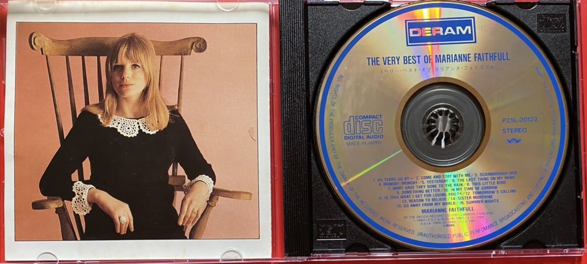 【CD】マリアンヌ・フェイスフル 「VERY BEST OF MARIANNE FAITHFULL」 国内盤　[08191211]_画像3