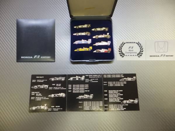 ★HONDA F1 HISTORY Racing machine pin sets_★説明書