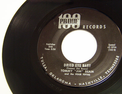 45rpm/ BAY RUM ROCK - TOMMY 'JIM' BEAM - DRIED EYE BABY /50's,ロカビリー,FIFTIES,100 PROOF RECORDS_画像3