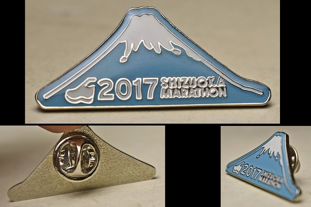 【静岡マラソン 2017】 ピンバッチ 富士山_画像2