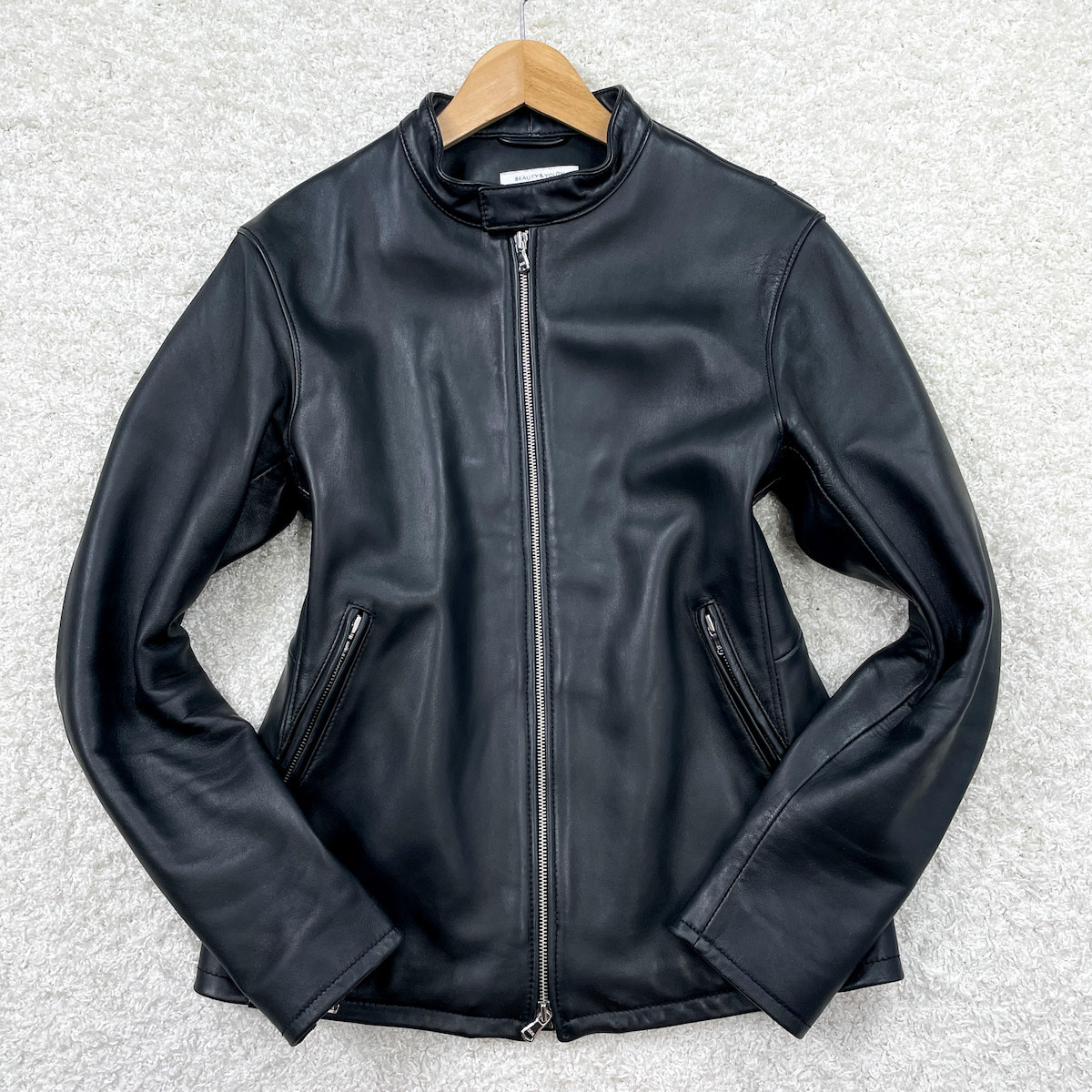 定番の中古商品 ユナイテッドアローズ レザージャケット ラムスキン