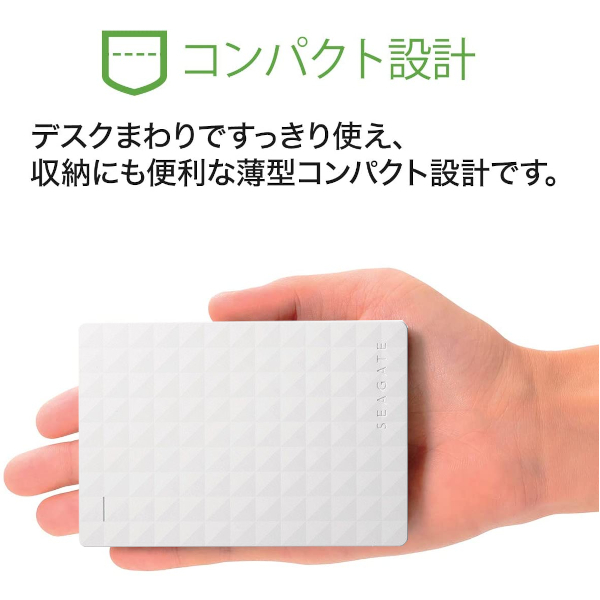 ★送料無料★ ELECOM/エレコム　１ＴＢ　テレビ録画向け　ポータブル ハードディスク　ホワイト ★ 外付けHDD　スリム&コンパクト