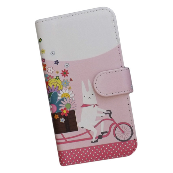 Redmi Note 11　スマホケース 手帳型 プリントケース 花 蝶 うさぎ 自転車 キャラクター かわいい_画像1