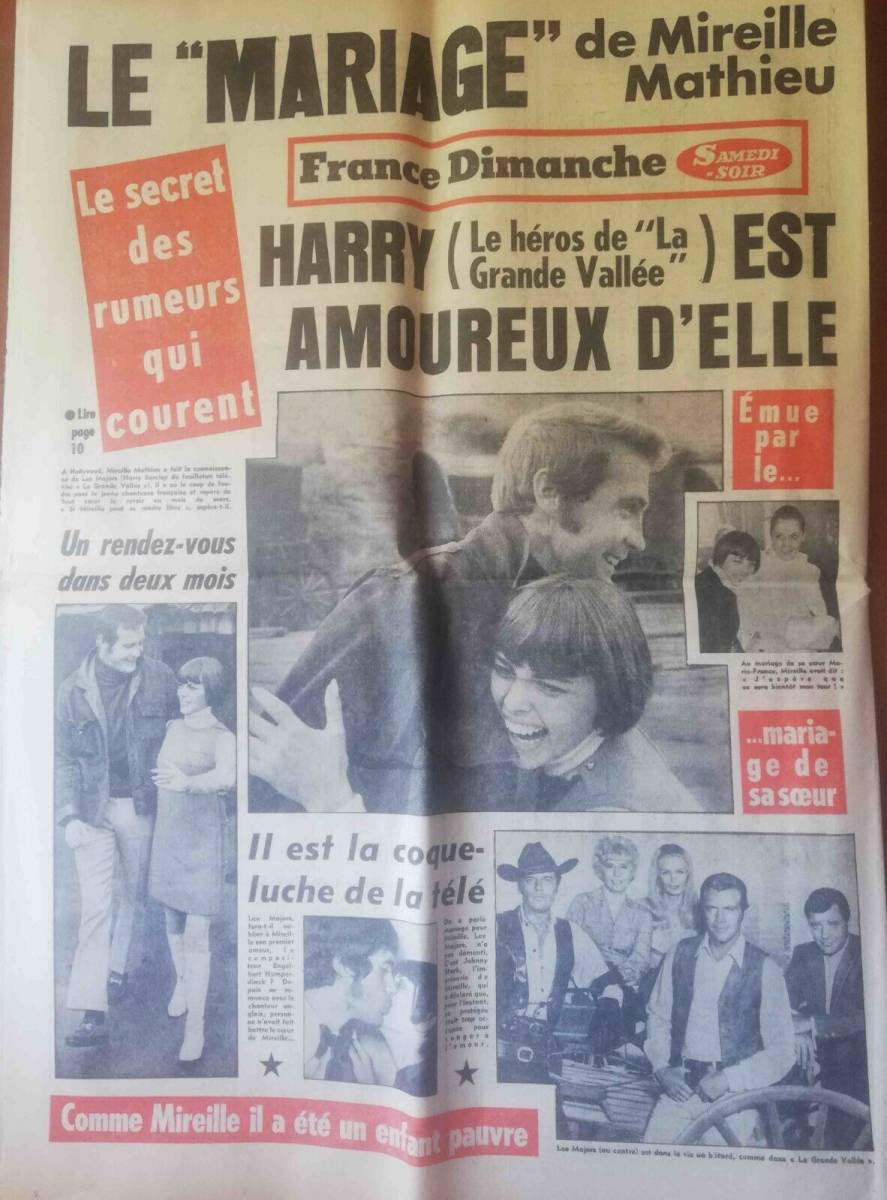 アラン・ドロン 「France dimanche 1969年」｜PayPayフリマ