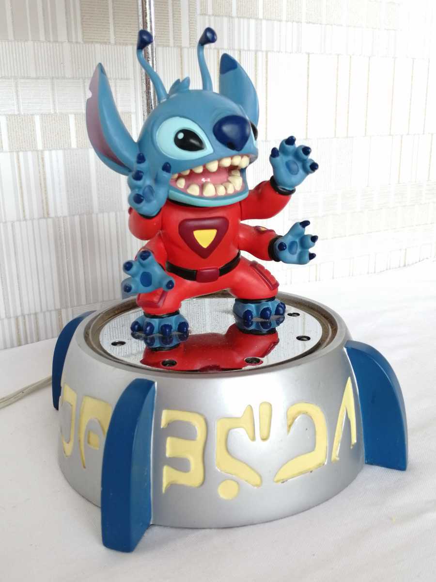 レア ディズニー Disney リロ&スティッチ スティッチ フィギュアランプ