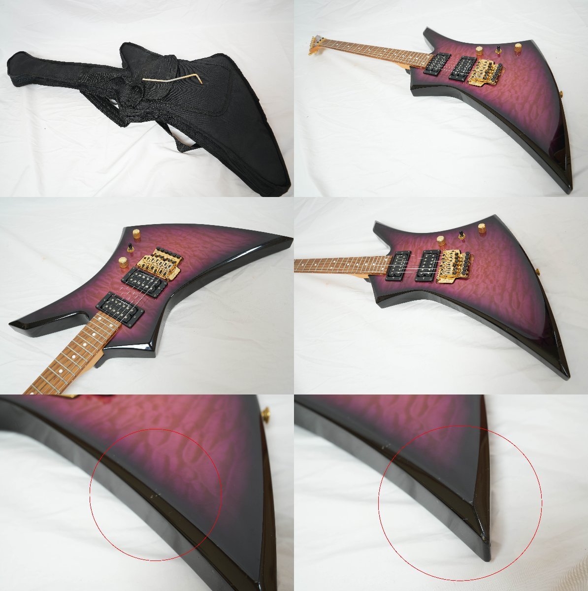 ☆Grover Jackson☆KE.P KELLY Purple Burst 90年代 ボルトオン ☆Grover Jackson☆KE.P KELLY Purple Burst 90年代 ボルトオン