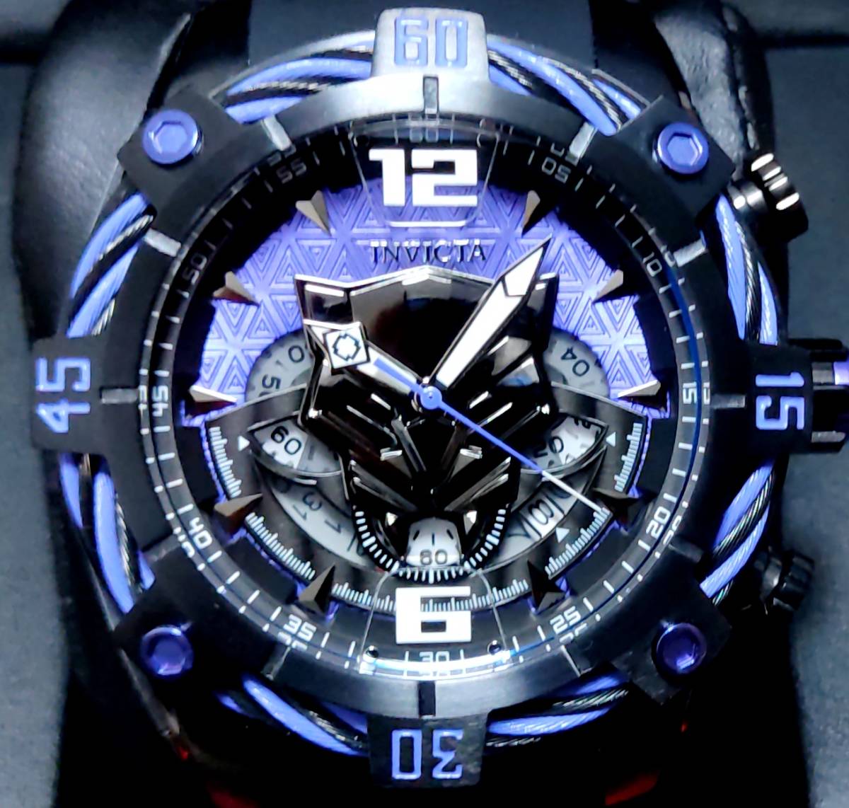 限定モデル★ブラックパンサー★自動巻 INVICTA Marvel 32908 腕時計(アナログ) 2022年最新入荷