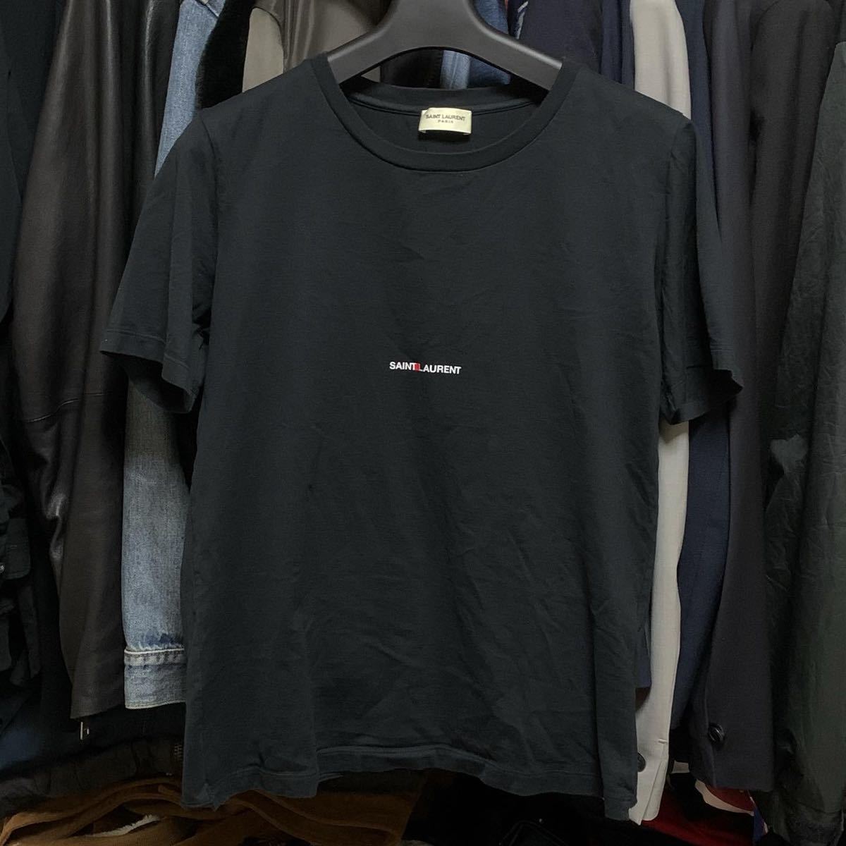 SAINT LAURENT PARIS サンローランパリ 半袖Tシ lp2m.ustjogja.ac.id