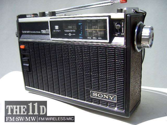 1970S SONY ICF-1100 THE 11 Space Age MidCentury Modern 3 1970S SONY ICF-1100 THE 11 Space Age MidCentury Modern 3