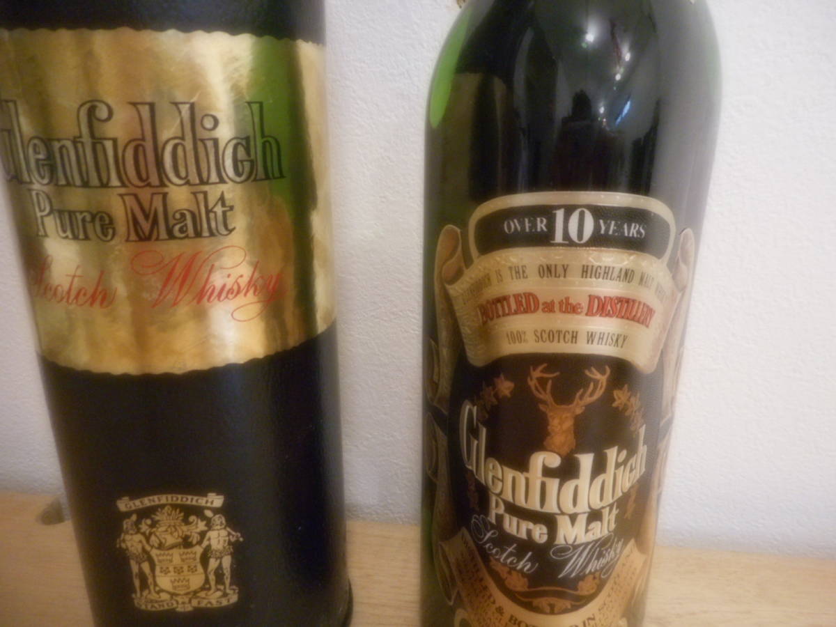 古酒 Glenfiddich グレンフィディック10年 ピュアモルト スコッチ 43% 760ml