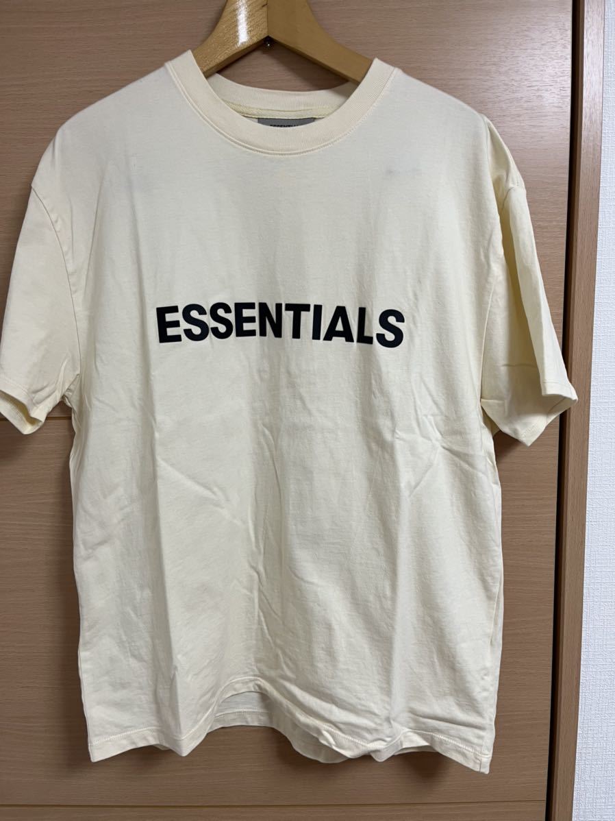 ★FOG ESSENTIALS ラバーロゴ Tシャツ Sサイズ 正規品★Fear of got フィアオブゴッド エッセンシャルズ_画像1