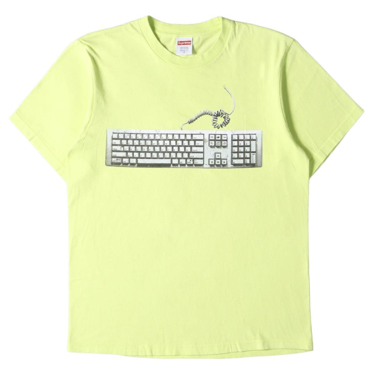 円高還元 Supreme シュプリーム Tシャツ キーボード グラフィック Tシャツ Keyboard Tee 19SS ネオングリーン S Sサイズ以下