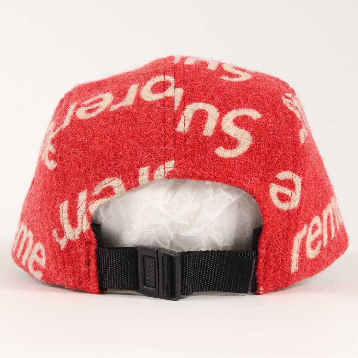本格派ま！ 美品 SUPREME × HARRIS TWEED CAMP CAP 赤 ecousarecycling.com