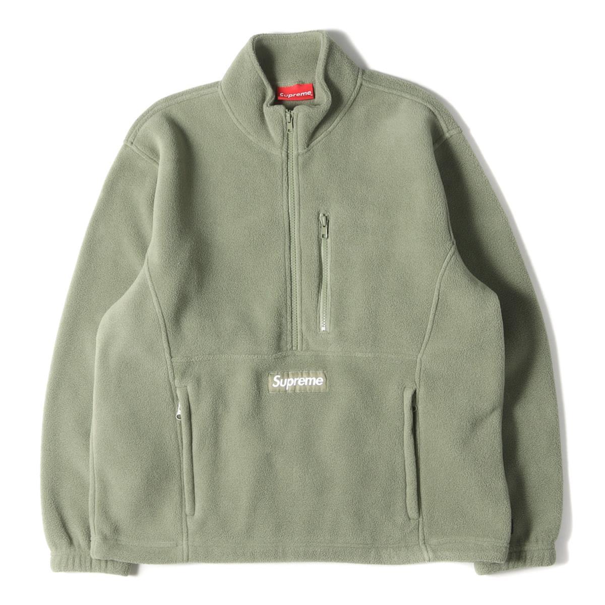 新品同様 Supreme シュプリーム ハーフジップ プルオーバーフリース