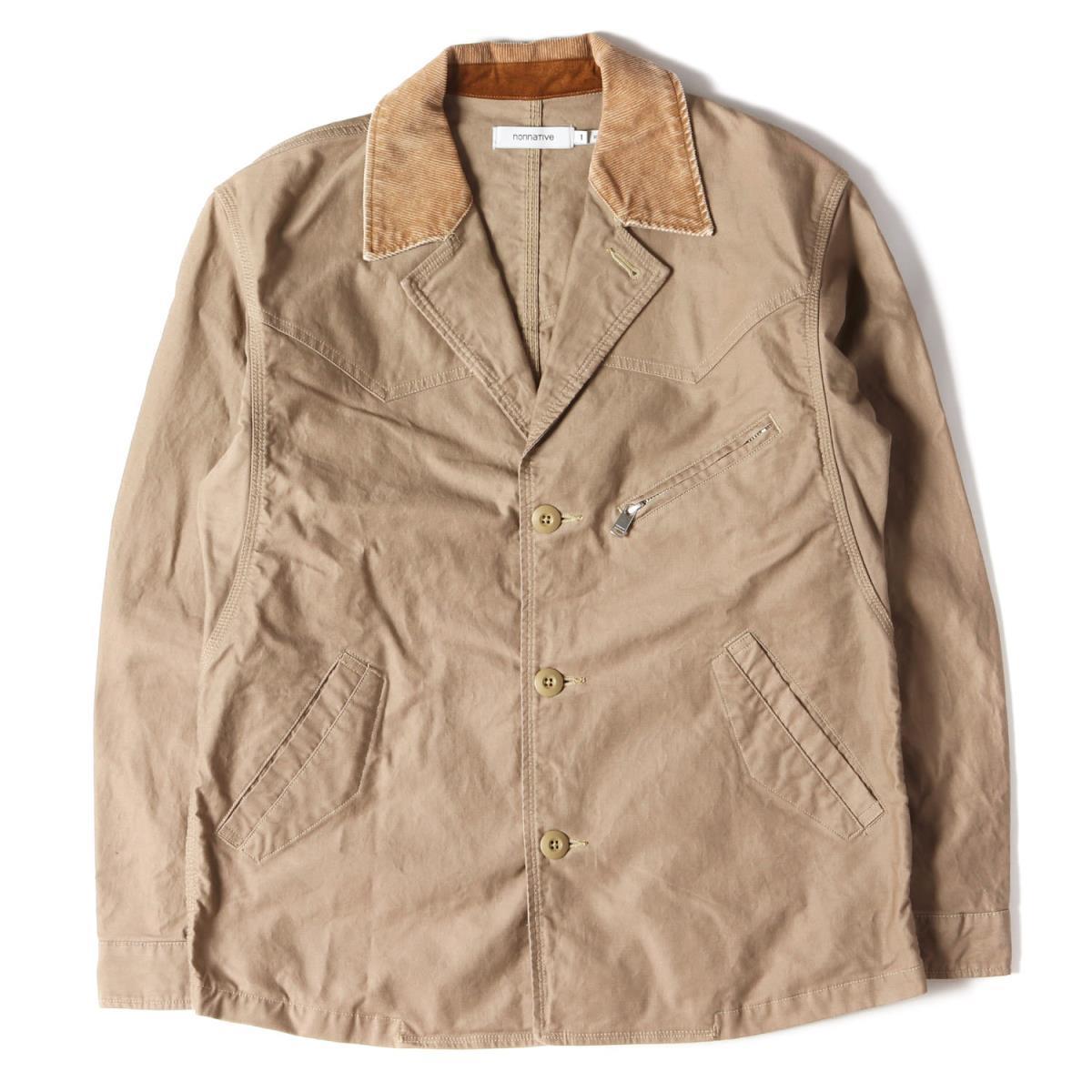 バーゲンで 美品 アウター 1 ベージュ 20SS CORD COMPACT COTTON COAT