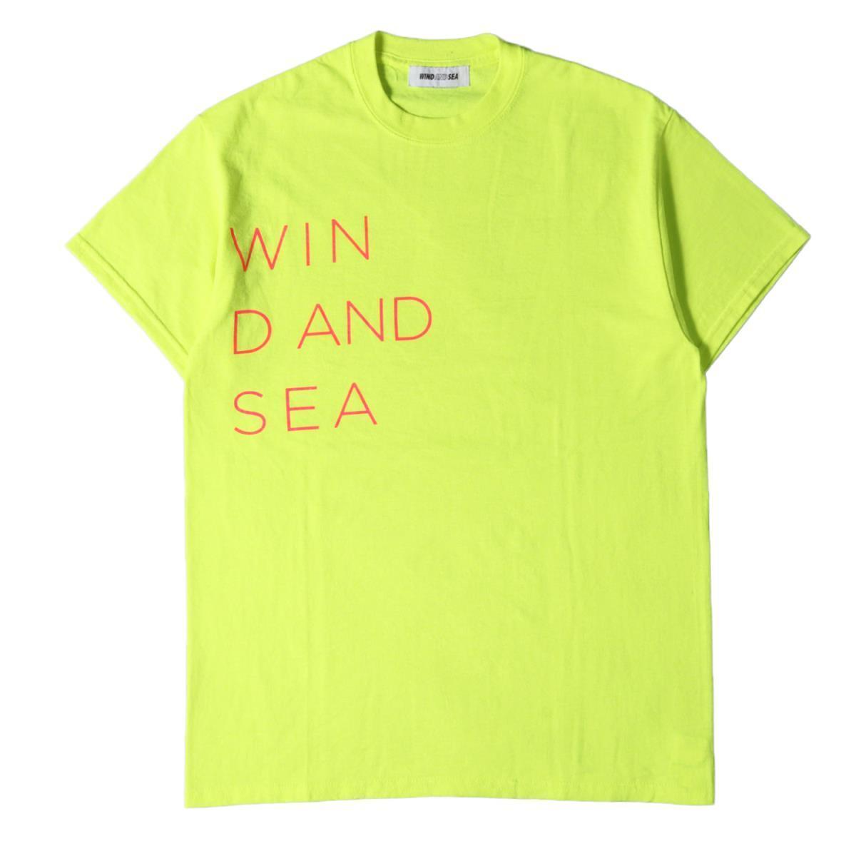 WIND AND SEA ウィンダンシー Tシャツ カレッジロゴ クルーネックT