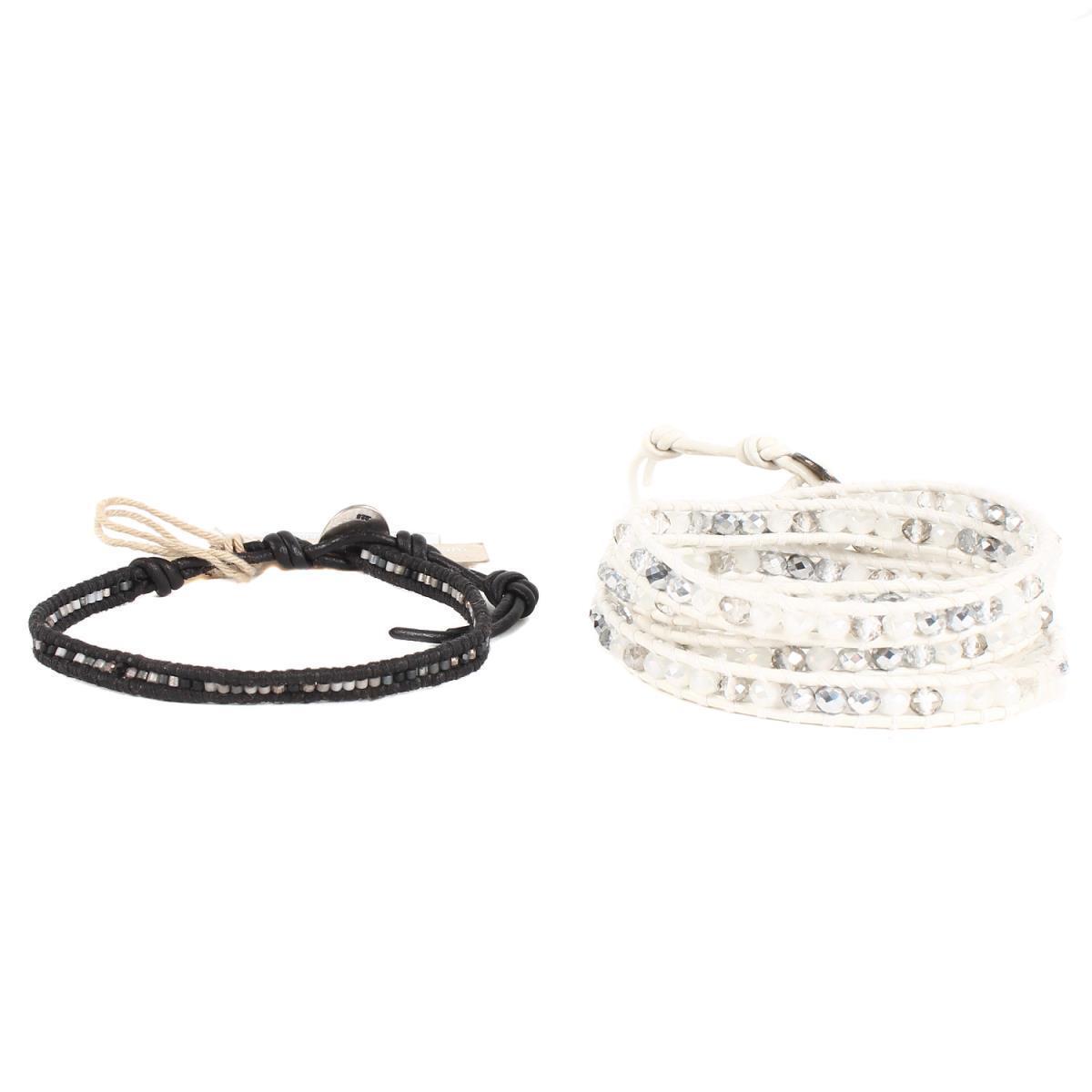 新品 CHAN LUU チャンルー ビーズブレスレット ラップブレスレット 2本