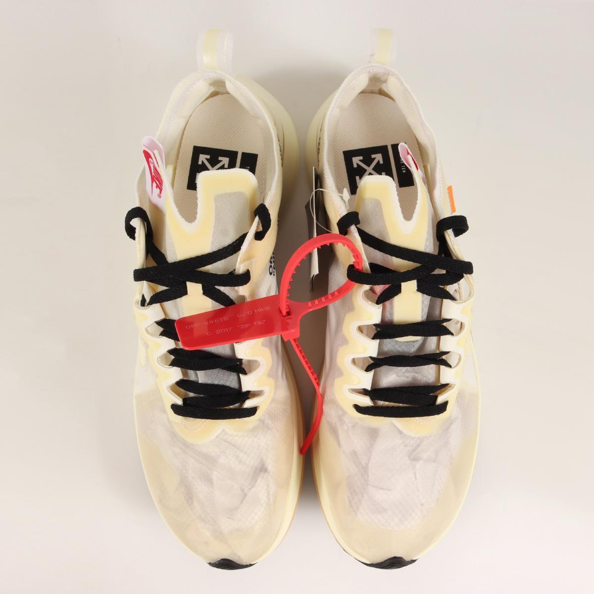 新品同様 OFF-WHITE オフホワイト NIKE THE 10 ZOOM FLY AJ4588-100
