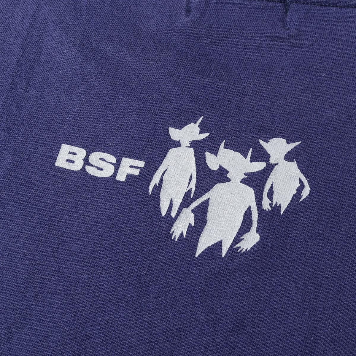 Project Dragon プロジェクト ドラゴン BSF FUTRA STASH フューチュラ グラフィック クルーネックTシャツ 90s ネイビー 紺 記載なし(L位)_画像5