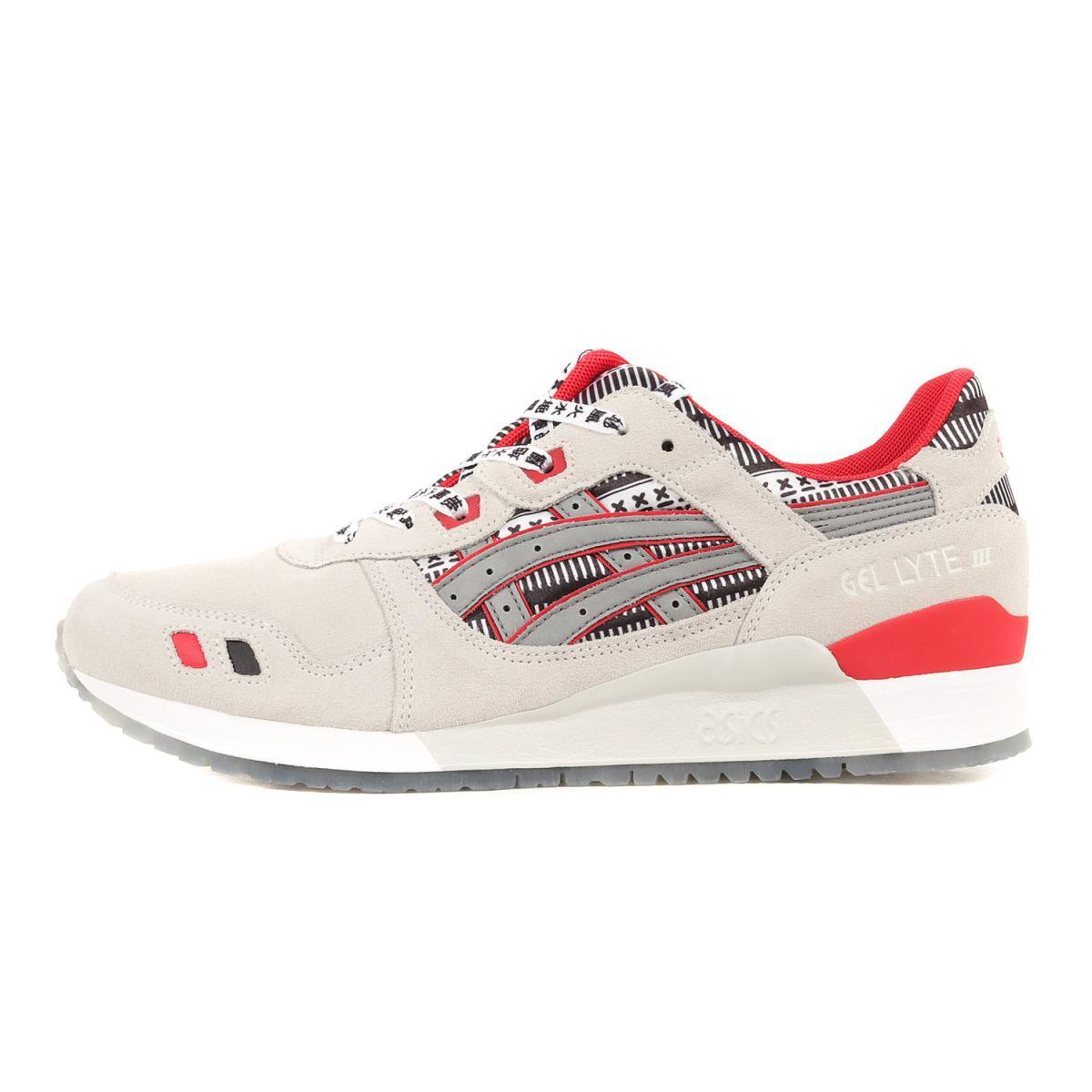 新品 asics アシックス GEL-LYTE III / ゲルライト3 2019年 1191A281 日本未発売 グレー レッド US10(28cm) スニーカー