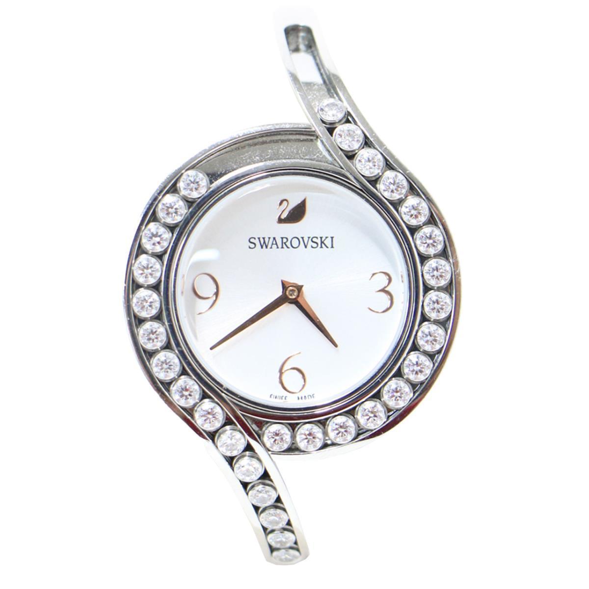 SWAROVSKI スワロフスキー 腕時計 バングル ウォッチ ラブリー