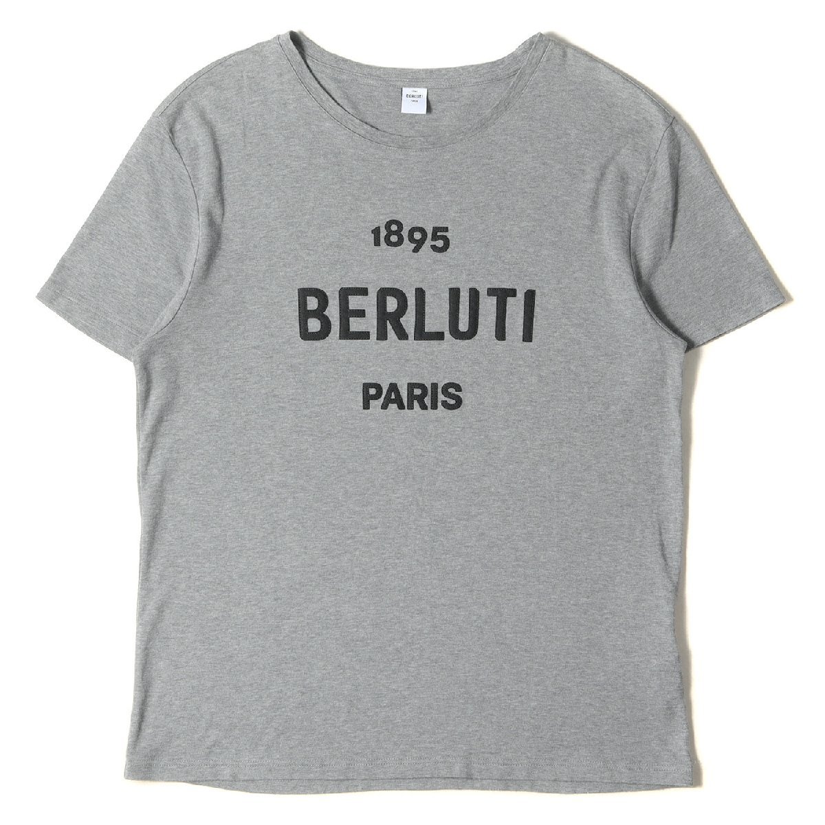 美品 Berluti ベルルッティ Tシャツ ロゴパッチ クルーネックTシャツ